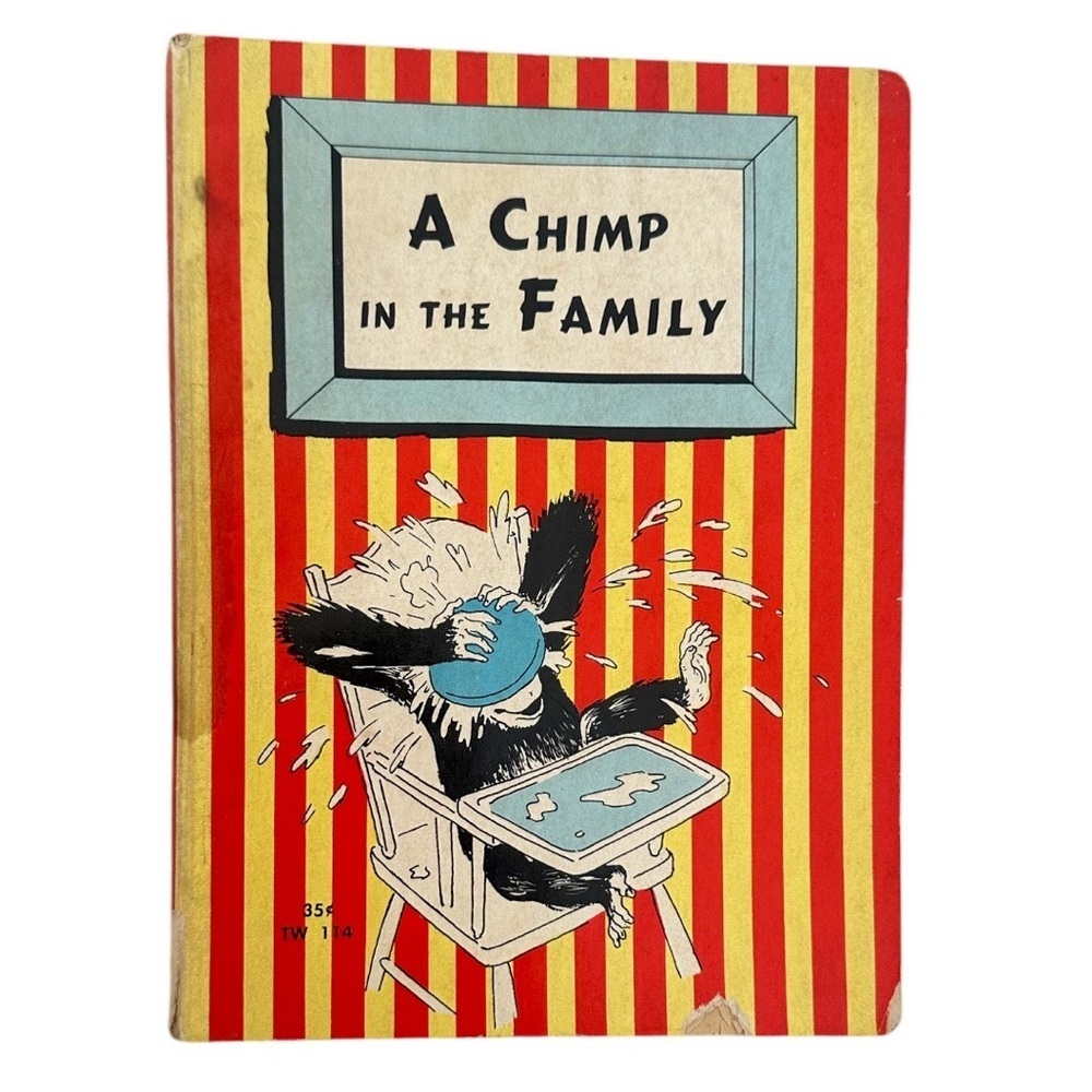 Vintage Children’s Book A Chimp in the Family Book